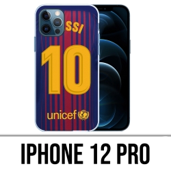 Custodia per iPhone 12 Pro - Messi Barcelona 10