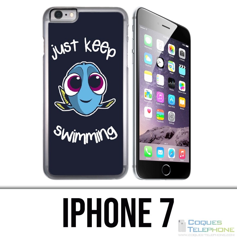 IPhone 7 case - Just Keep Swimming