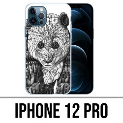 Coque iPhone 12 Pro - Panda Azteque