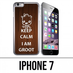 Funda iPhone 7 - Mantenga la calma Groot