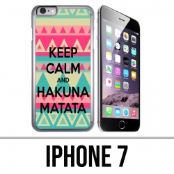Coque iPhone 7 - Keep Calm Hakuna Mattata