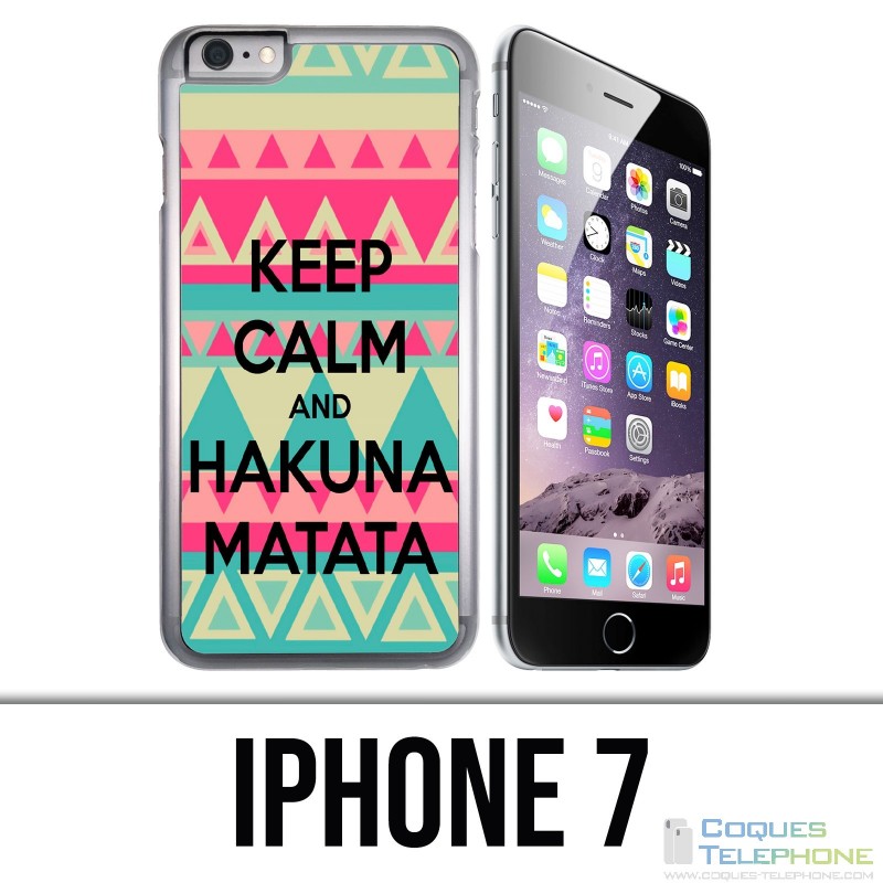 IPhone 7 Fall - behalten Sie Ruhe Hakuna Mattata