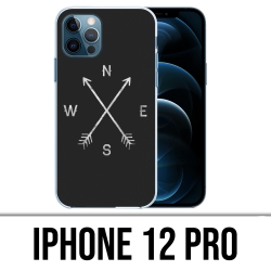 Coque iPhone 12 Pro - Points Cardinaux