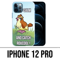 Coque iPhone 12 Pro - Pokémon Go Catch Roucool