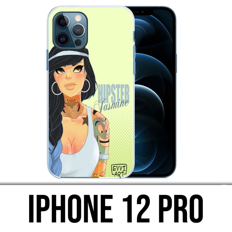 Funda para iPhone 12 Pro - Disney Princess Jasmine Hipster