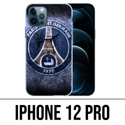 Custodia per iPhone 12 Pro - Psg Logo Grunge
