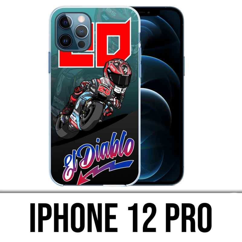 Funda para iPhone 12 Pro - Quartararo-Cartoon