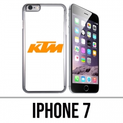 Coque iPhone 7 - Ktm Logo Fond Blanc