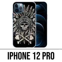 Coque iPhone 12 Pro - Skull Head Plumes