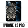 Funda para iPhone 12 Pro - Plumas de cabeza de calavera