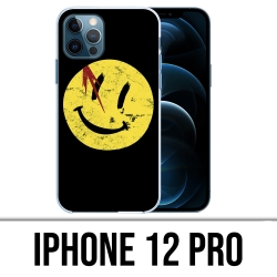 Coque iPhone 12 Pro - Smiley Watchmen