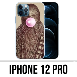 Coque iPhone 12 Pro - Star Wars Chewbacca Chewing Gum