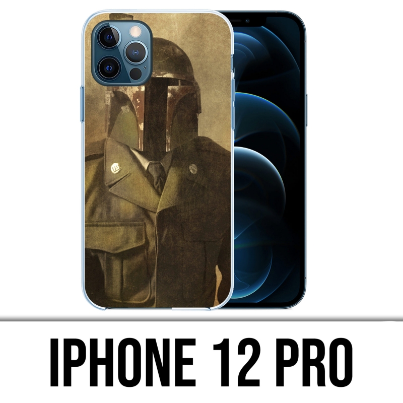 Custodia per iPhone 12 Pro - Star Wars Vintage Boba Fett