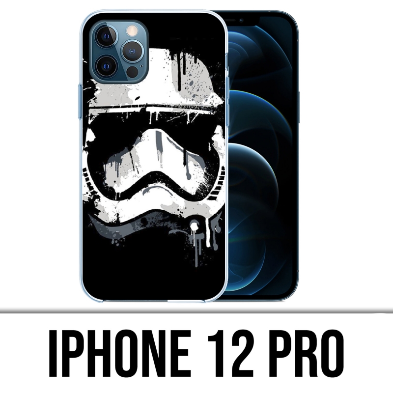 Coque iPhone 12 Pro - Stormtrooper Paint