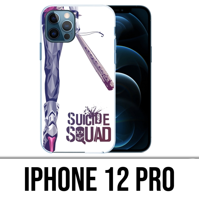 Coque iPhone 12 Pro - Suicide Squad Jambe Harley Quinn