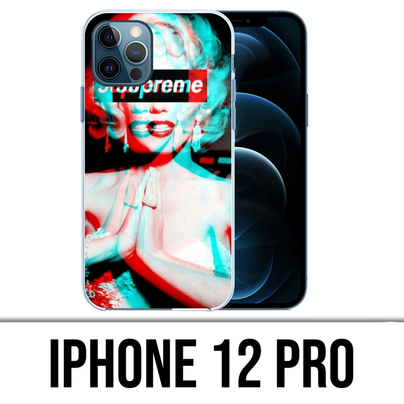 Funda para iPhone 12 Pro - Supreme Marylin Monroe