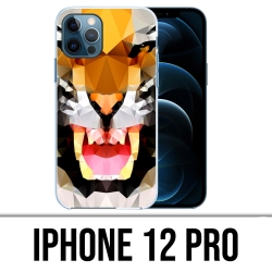 Coque iPhone 12 Pro - Tigre Geometrique