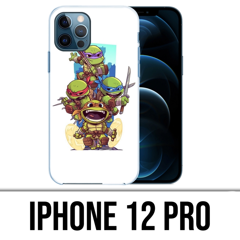 Custodia per iPhone 12 Pro - Cartoon Ninja Turtles