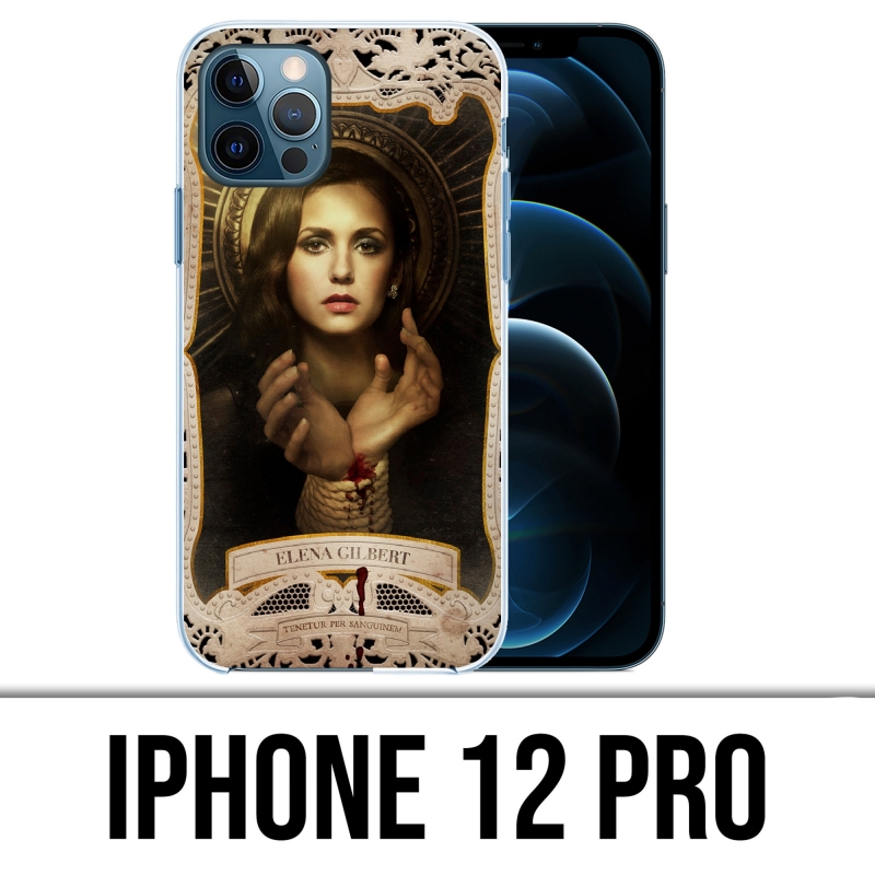 Coque iPhone 12 Pro - Vampire Diaries Elena