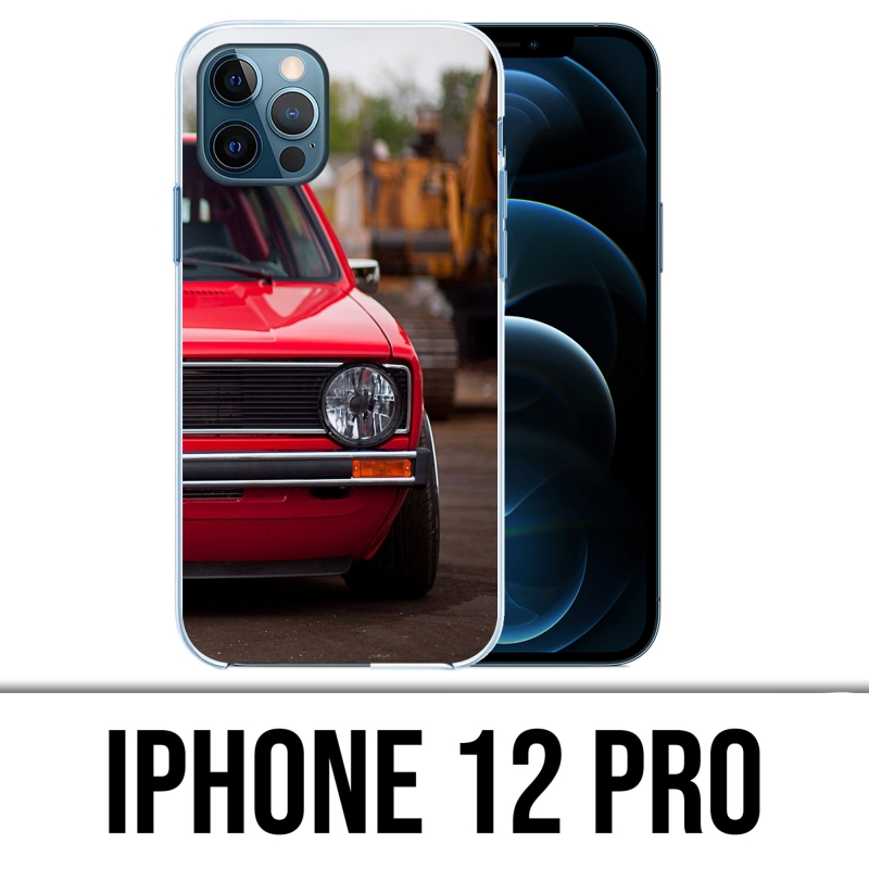 Coque iPhone 12 Pro - Vw Golf Vintage