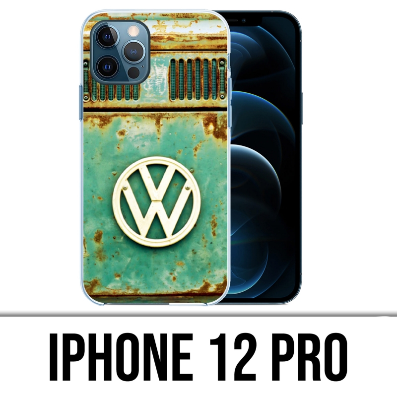 Funda para iPhone 12 Pro - Logotipo Vw Vintage