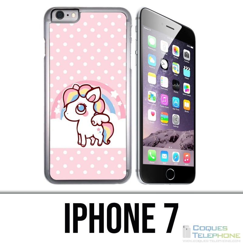 IPhone 7 Hülle - Unicorn Kawaii