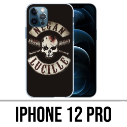 Coque iPhone 12 Pro - Walking Dead Logo Negan Lucille