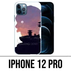 Coque iPhone 12 Pro - Walking Dead Ombre Zombies