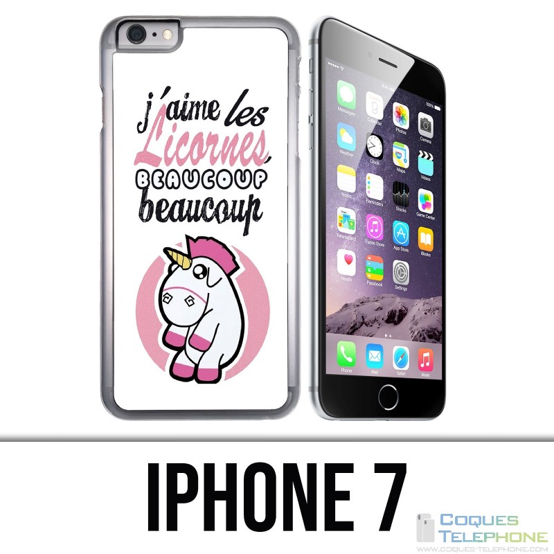 Custodia per iPhone 7 - Unicorni