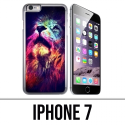 Coque iPhone 7 - Lion Galaxie