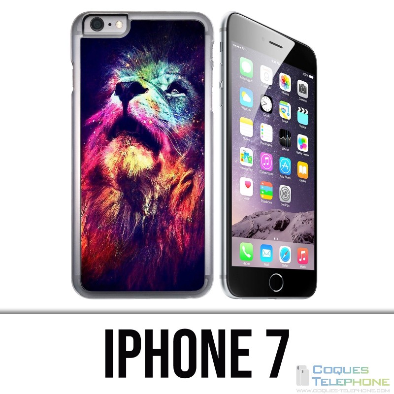 Coque iPhone 7 - Lion Galaxie