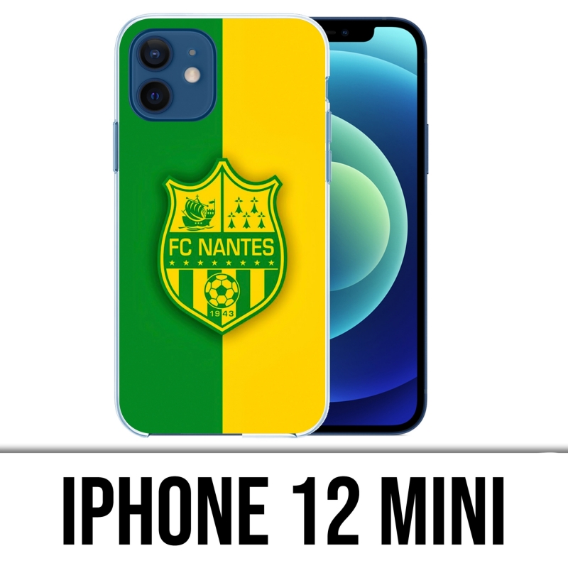 Custodia per iPhone 12 mini - calcio FC-Nantes