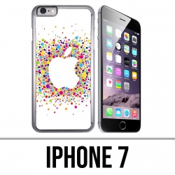 Coque iPhone 7 - Logo Apple Multicolore