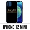 Coque iPhone 12 mini - Gucci Logo Belt