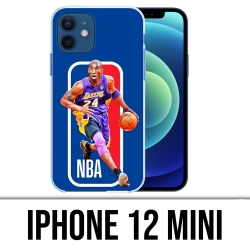 Coque iPhone 12 mini - Kobe Bryant Logo Nba