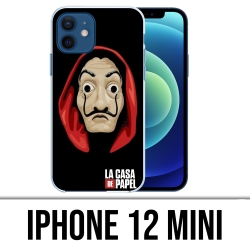 Custodia per iPhone 12 mini - La Casa De Papel - Maschera Dalì