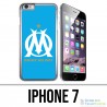 Coque iPhone 7 - Logo Om Marseille Bleu