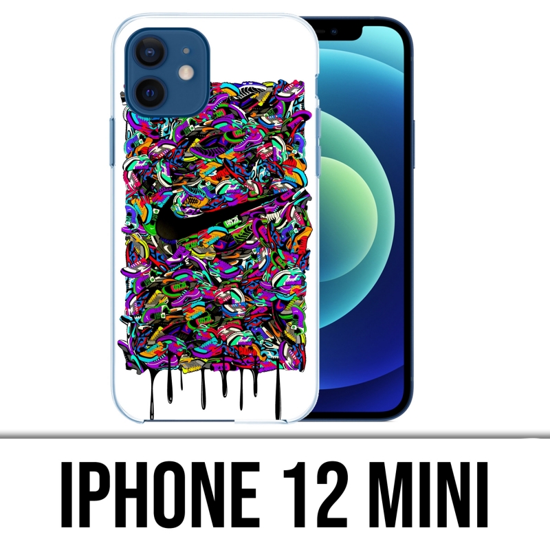 Funda para iPhone 12 mini - Nike Sneakers Art