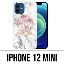 Funda para iPhone 12 mini - Versace White Marble