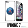 Coque iPhone 7 - Logo Psg Fond Blanc