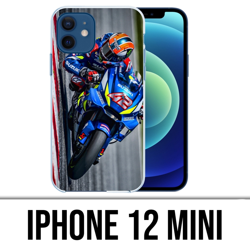 Custodia per iPhone 12 mini - Alex-Rins-Suzuki-Motogp-Pilote