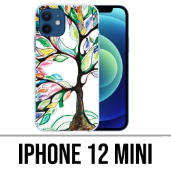 Funda para iPhone 12 mini - Árbol multicolor