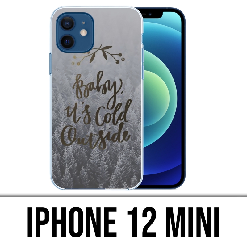 Coque iPhone 12 mini - Baby Cold Outside