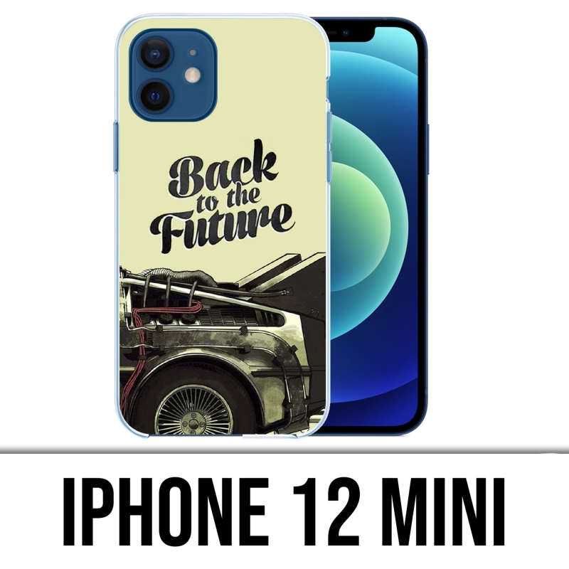 Coque iPhone 12 mini - Back To The Future Delorean 2
