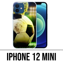 Coque iPhone 12 mini - Ballon Football Pied
