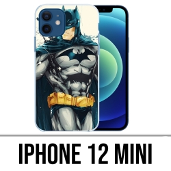Coque iPhone 12 mini - Batman Paint Art