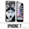 Coque iPhone 7 - Loup Husky Origami