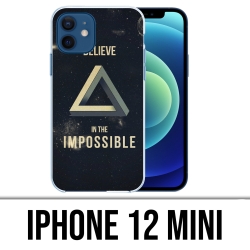 Coque iPhone 12 mini - Believe Impossible