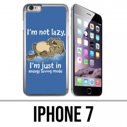 Coque iPhone 7 - Loutre Not Lazy