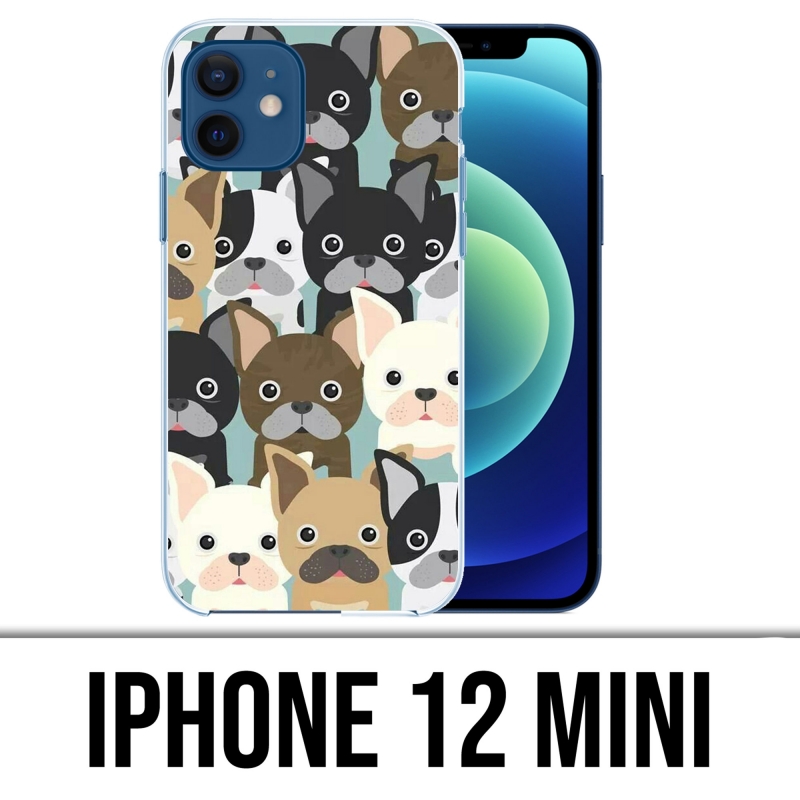 Coque iPhone 12 mini - Bouledogues